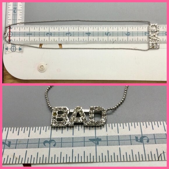 Sparkly 'BAD' Set, 3pc - Picture 3 of 7